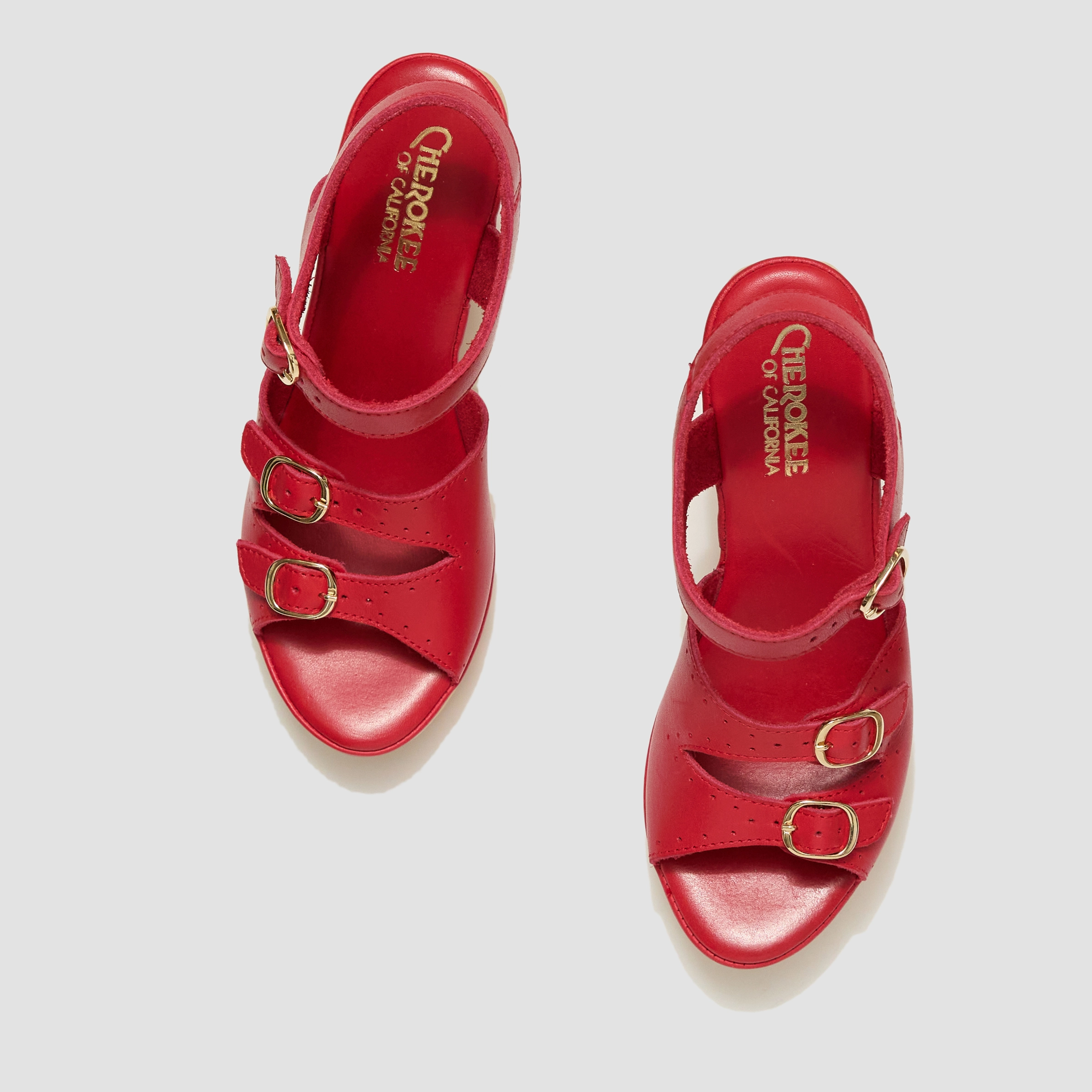Strappy High Heels Stevie High Beep Red