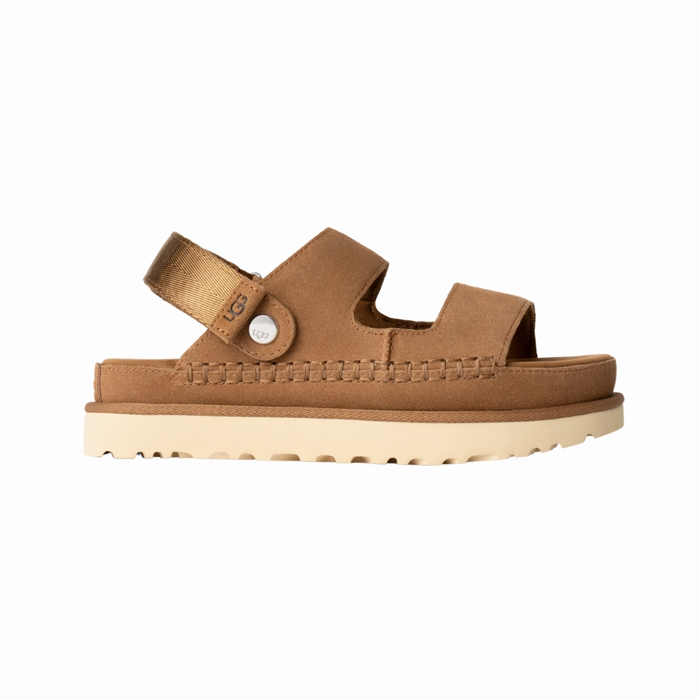 Goldenstar Glide | Women | Suede | Chestnut Low Arch