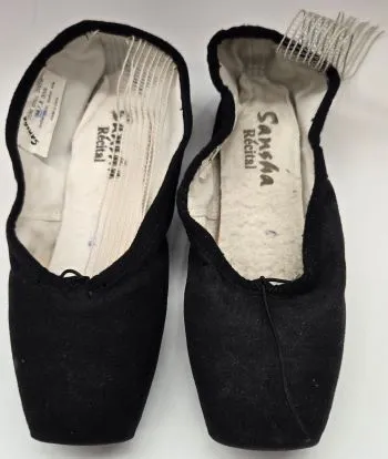 Recital -- Pointe Shoe -- Black Canvas Breath Fresh Meadow Glow
