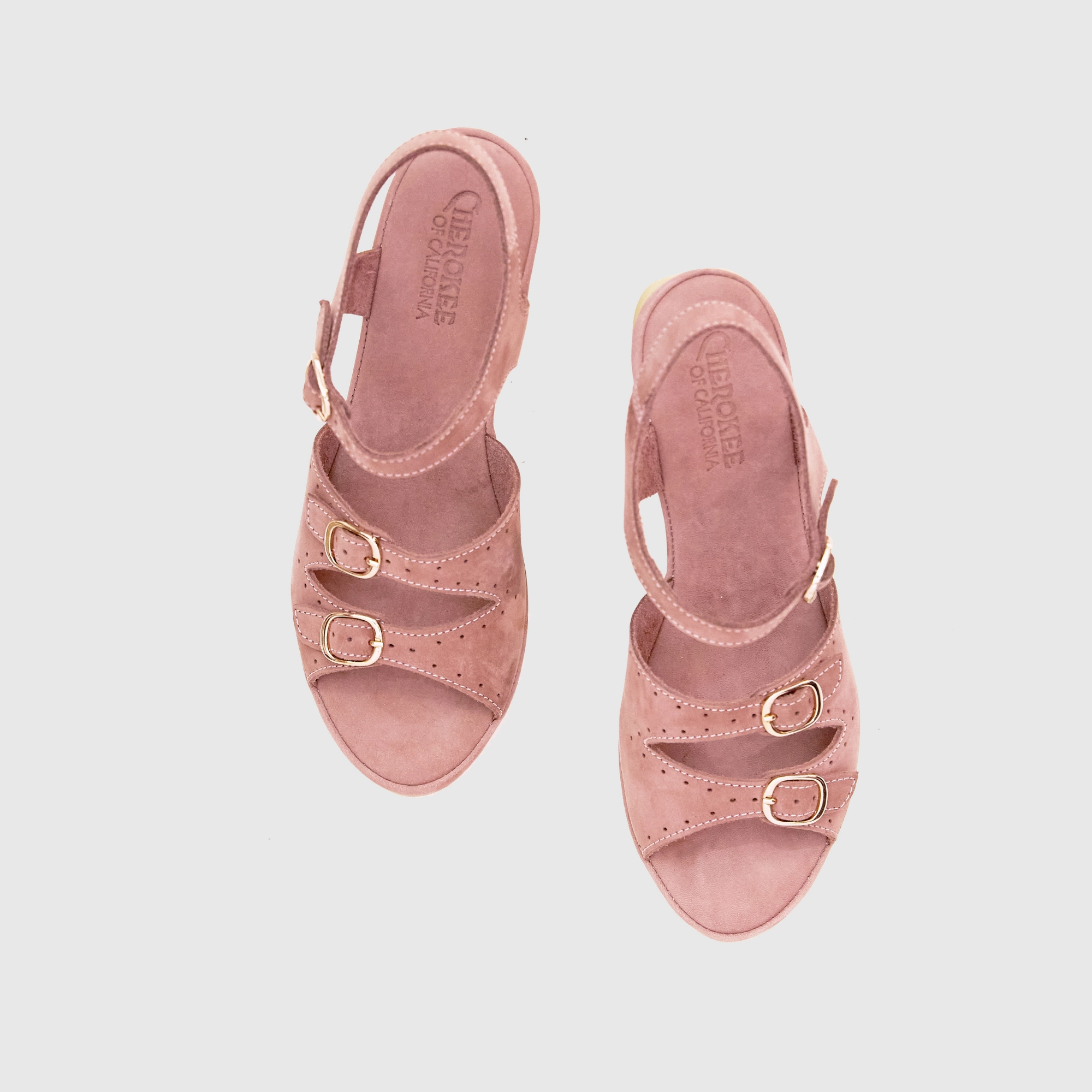 Elegant Stevie High Beep Rose - Nubuck Leather