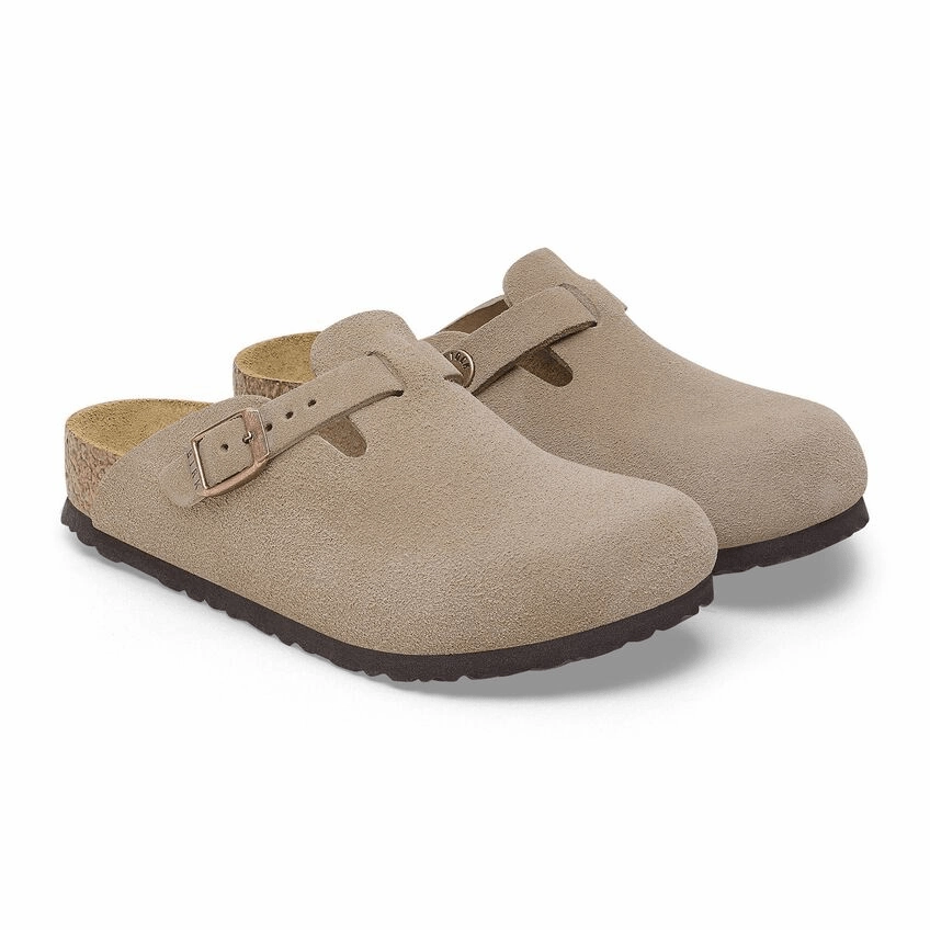 Boston | Kids | Suede | Taupe Timeless Fit