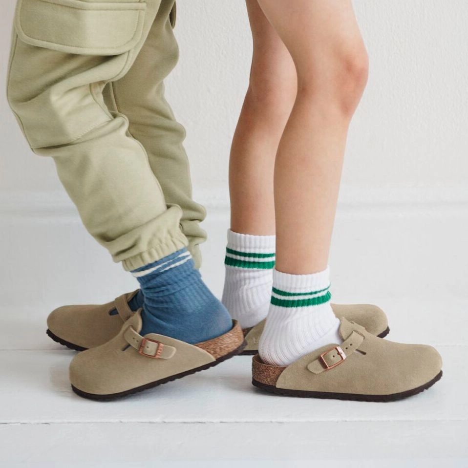 Chilly Day Ready Boston | Kids | Suede | Taupe