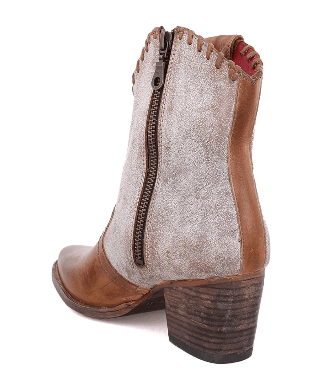 Cabin Cozy Bed Stu Women's Baila II Tan Rustic & Nectar (White) Ankle Boots F328036