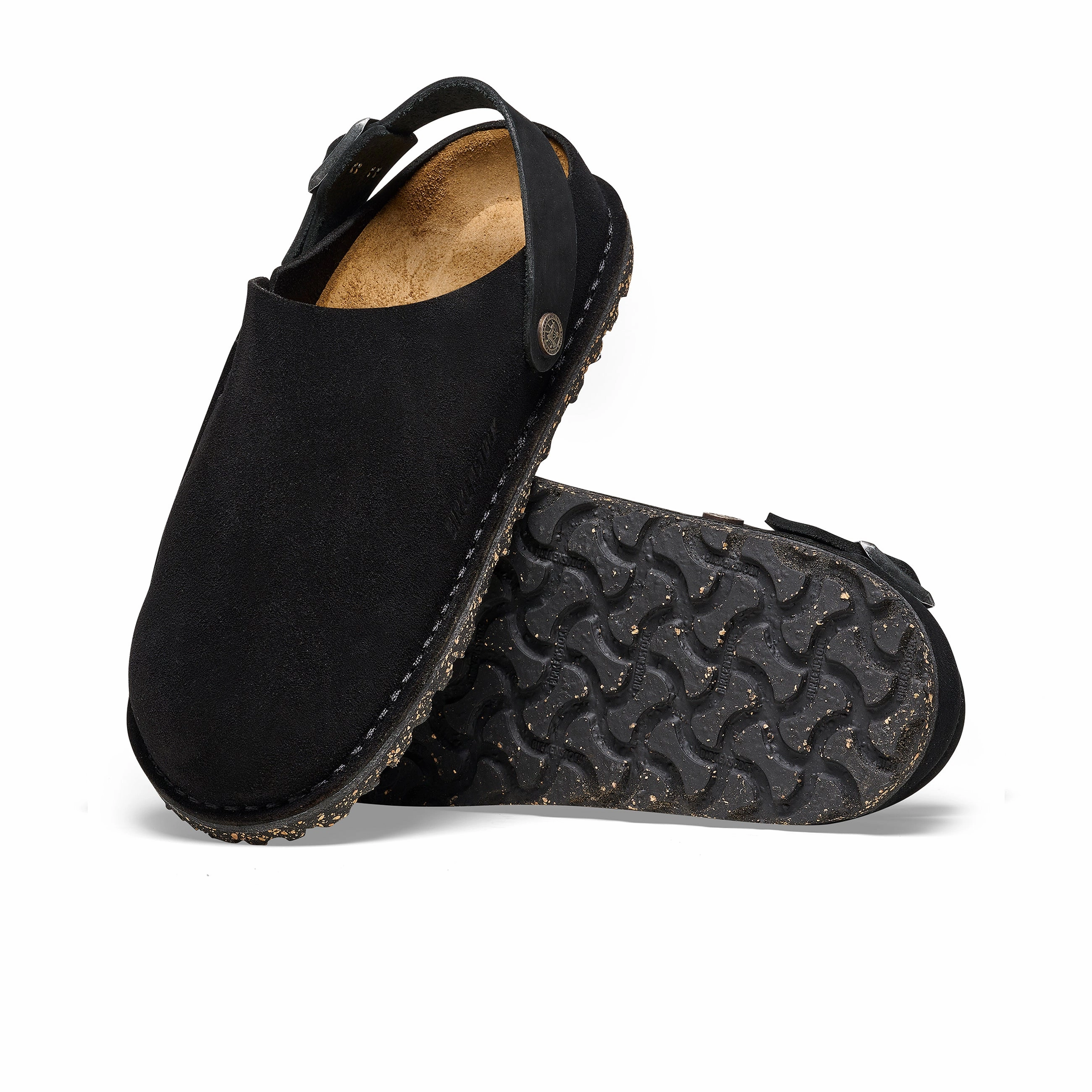 Lutry Black Suede Leather High-Performance Footwear