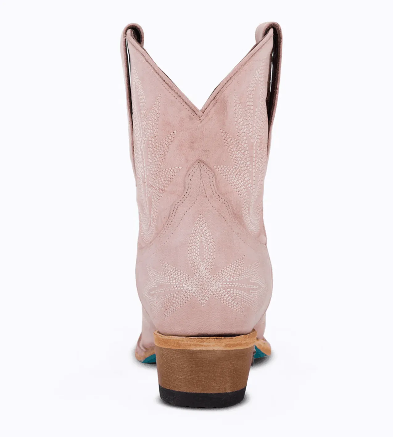 Lane Boots Womens Lexington Blush Pink Cowgirl Bootie Short Boots LB0493N Textile Lining