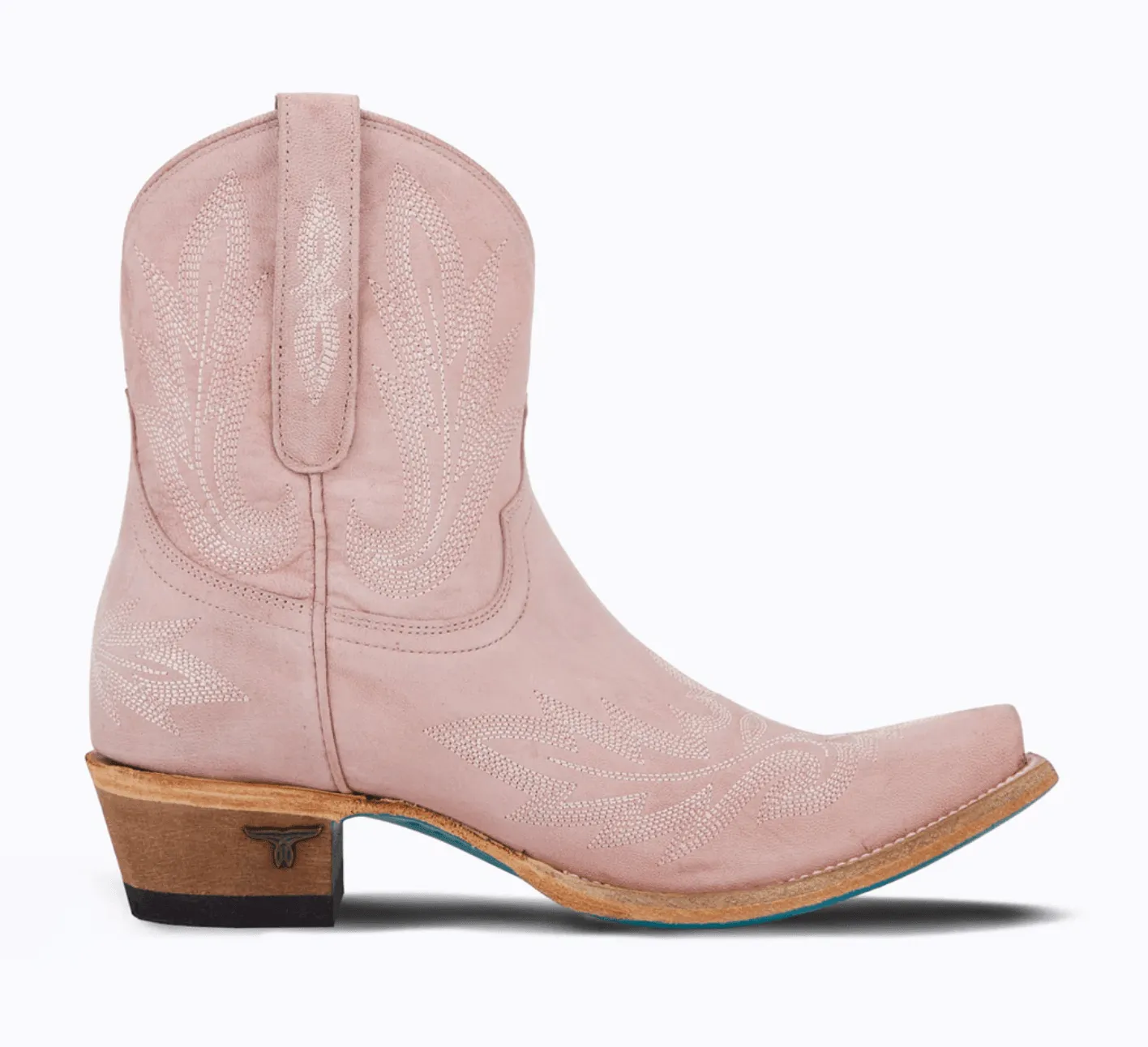 Lane Boots Womens Lexington Blush Pink Cowgirl Bootie Short Boots LB0493N Fashion Forward Comfort Zone