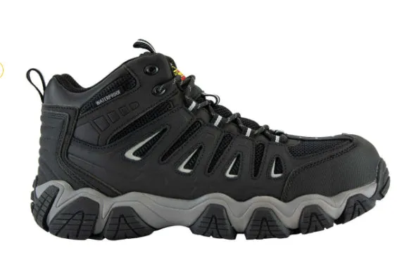 Light Step Eco Friendly Thorogood Black & Grey Composite Toe Waterproof Hiker Work Shoes 804-6292