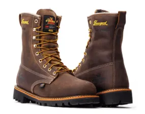 Thorogood Men's American Heritage CrazyHorse 8" Waterproof 400g Insulated Lace Up Work Boots 814-4520 Winter Walk Comfortable ankle support