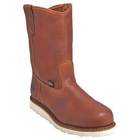 Thorogood Men's Oil Tanned Leather Wellington Wedge Waterproof Work Boots 814-4208 Zip Up Style
