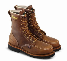 Thorogood Men's 1957 Series Crazy Horse 8" Waterproof Steel Toe Work Boots 804-3898 Lightweight Construction