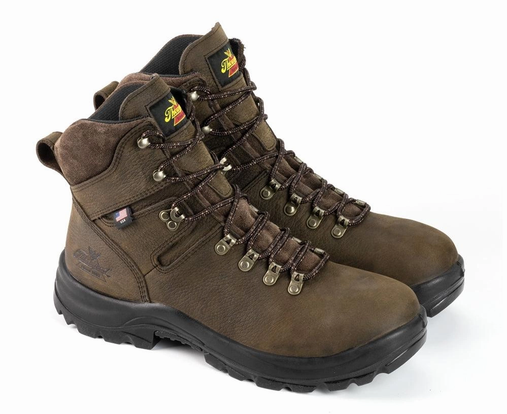 Tread Control Custom Fit Thorogood Men's American Union Series 6" Waterproof Steel Toe Lace Up Work Boots 804-3365