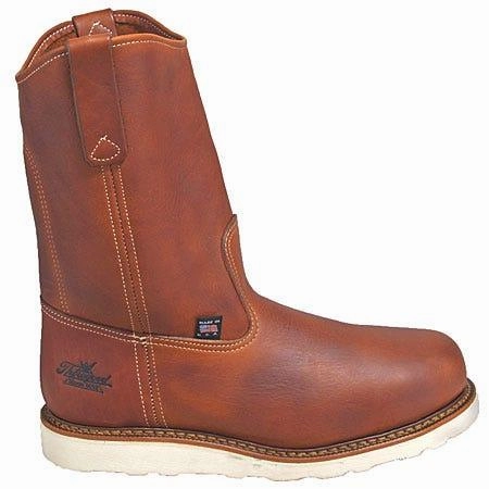 Cold resistant Warehouse Worker Thorogood Men's Oil Tanned Leather Wellington Wedge Waterproof Work Boots 814-4208