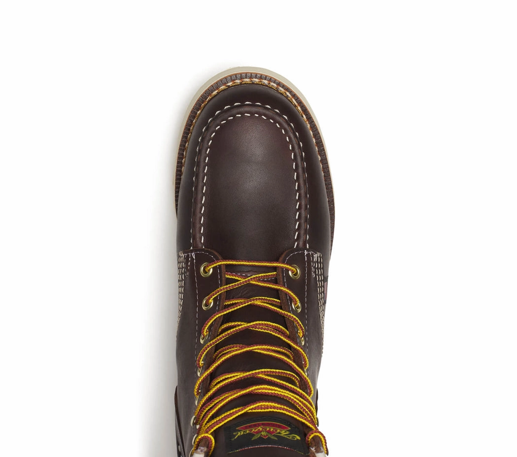 Comfortable Stride Thorogood Mens 8" Briar Pitstop Leather Waterproof Lace Up Wedge Sole Work Boots 814-3800