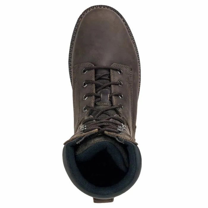 Soft Leather Thorogood Mens V- Series 8" Brown Oiled Nubuck Leather Steel Toe Lace Up Work Boots 804-4279