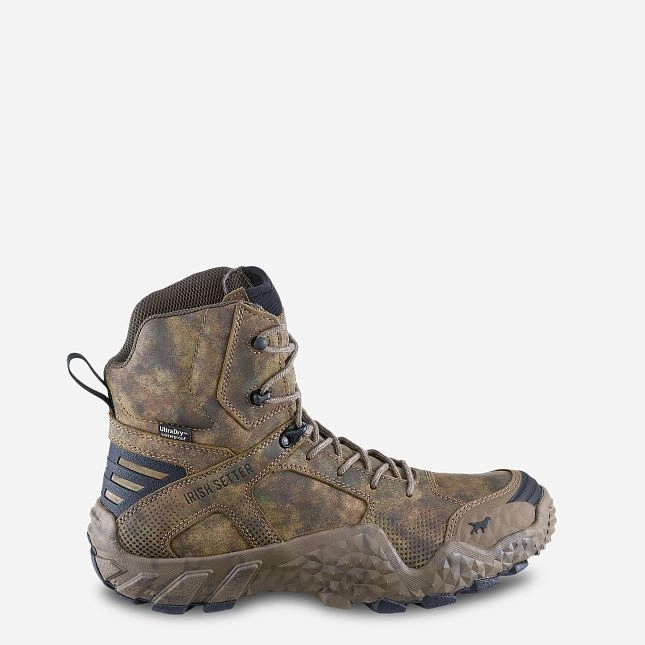 synthetic leather 2815 Irish Setter Men's Vaprtrek 8" WP Leather Camouflage