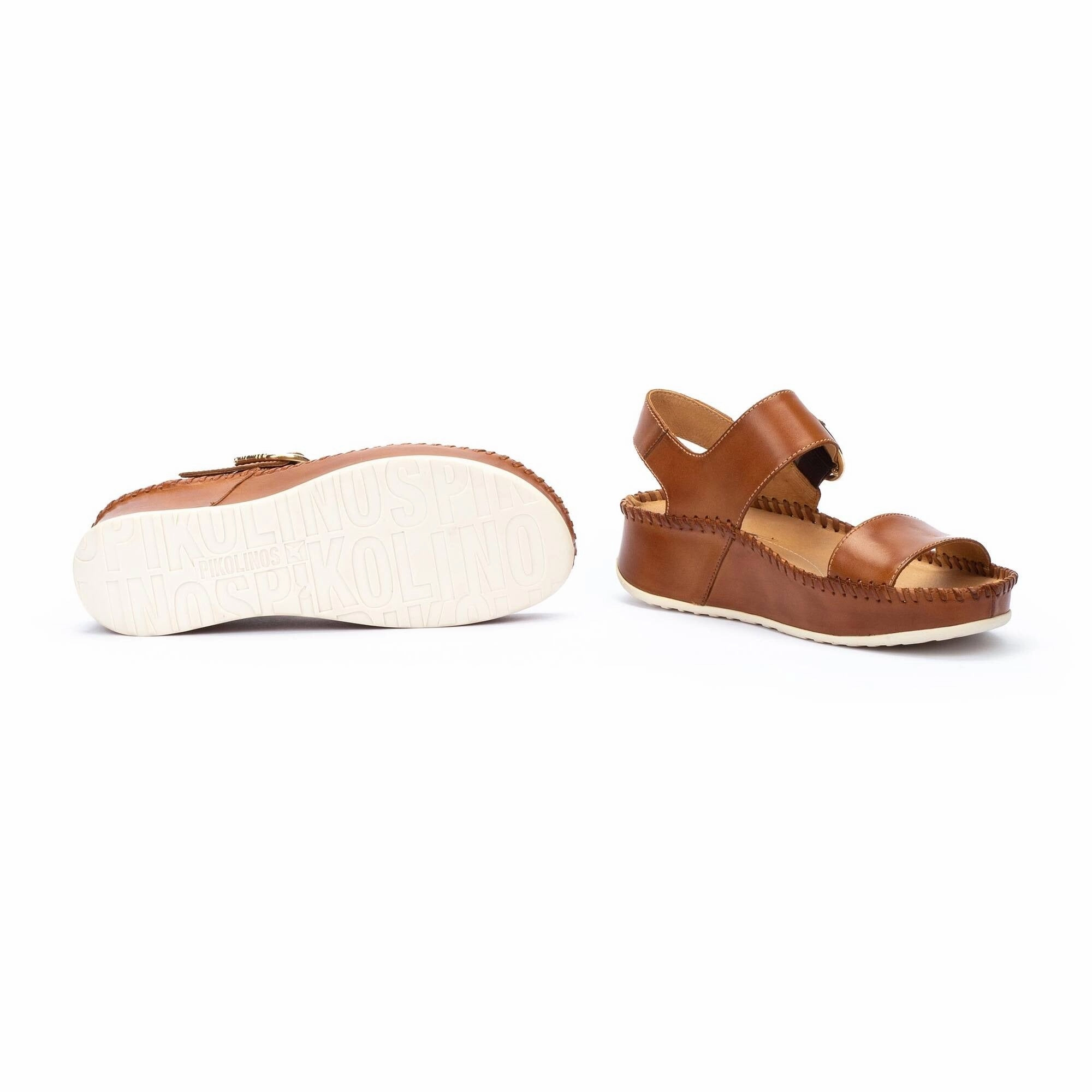 Marina Platform | Leather | Brandy Beach-ready Footwear Comfortable Footwear For Outdoors