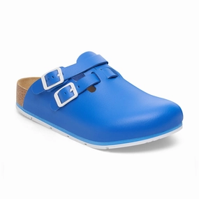 Kay Pro Blue PU Coated Natural Leather Easy To Wear Shoes