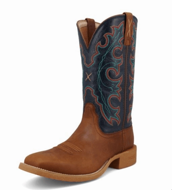 Walk Friendly Sporty Vibe Twisted X Women's Tech X Roasted Pecan & Navy Blue Western Cowgirl Boot WXTR004