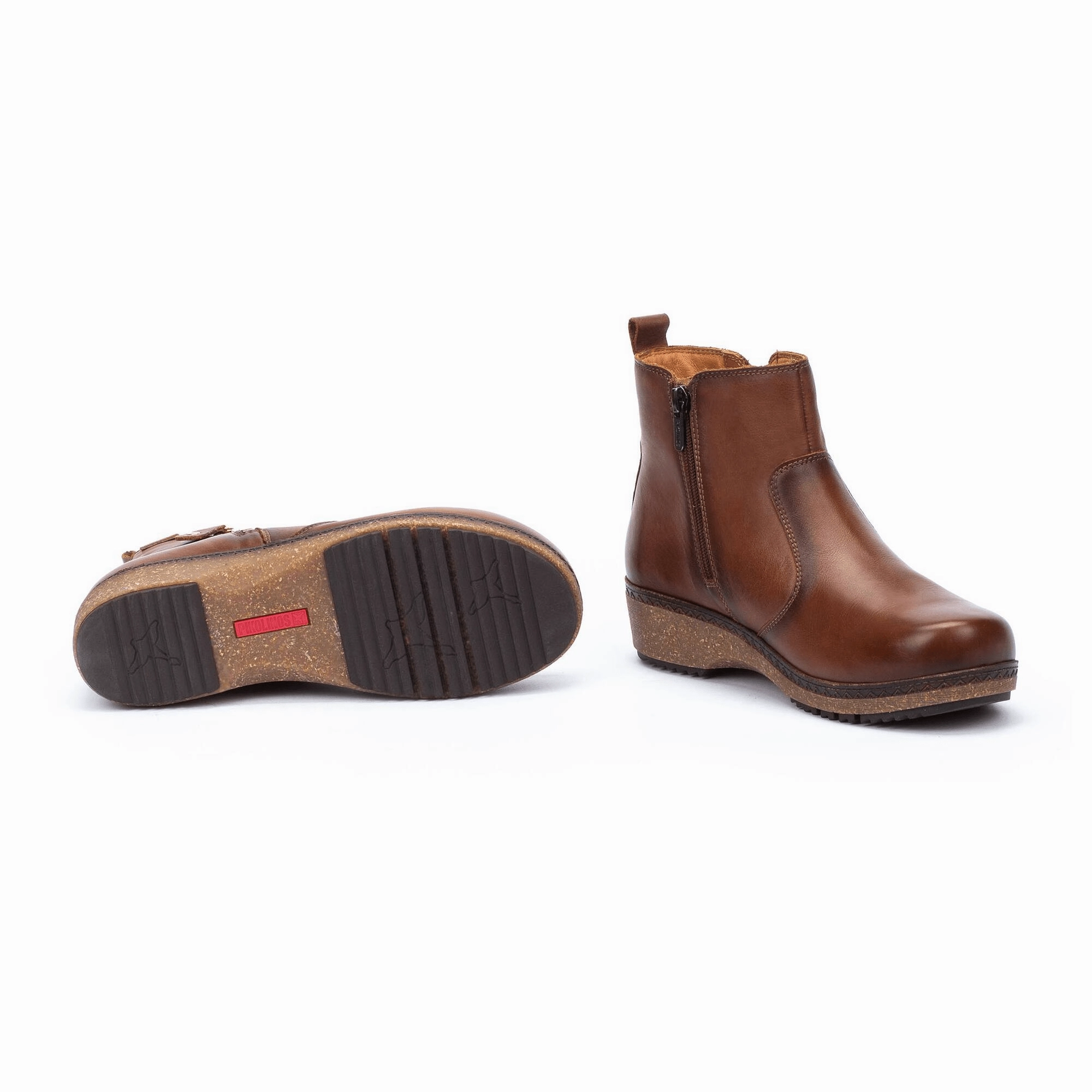 Granada Zip Boot | Leather | Cuero Red Glow Yoga Base