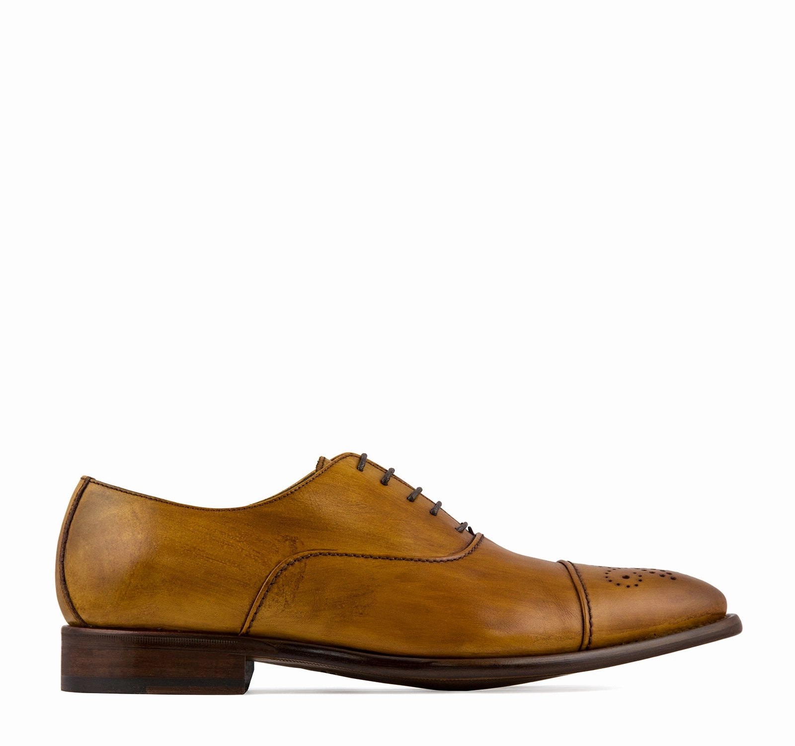 Calzoleria Toscana Taormina 2361 Men's Oxford in Caramel Weekend Ready