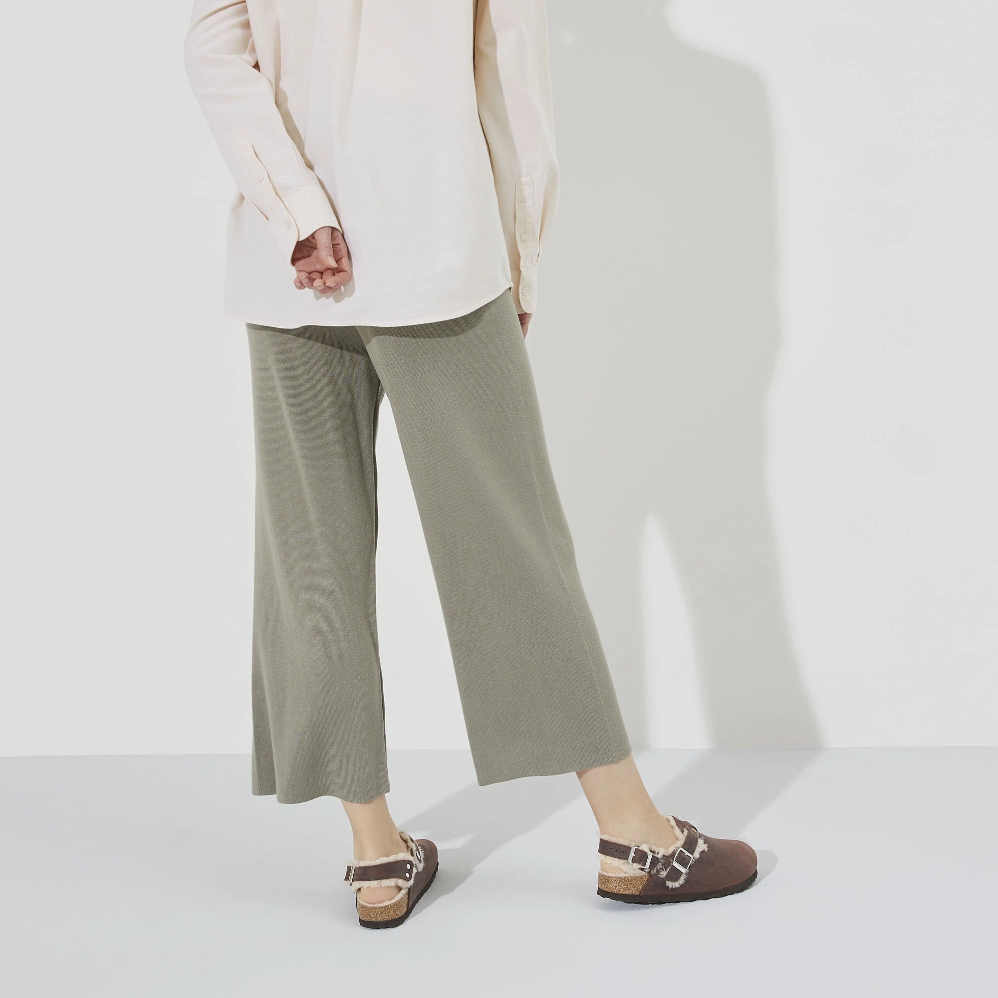 Tokio | Oiled Leather/Shearling | Habana Brown - Clog - Birkenstock