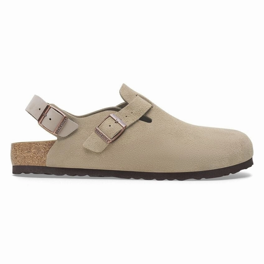 Tokio | Suede | Taupe White Clean Busy Path