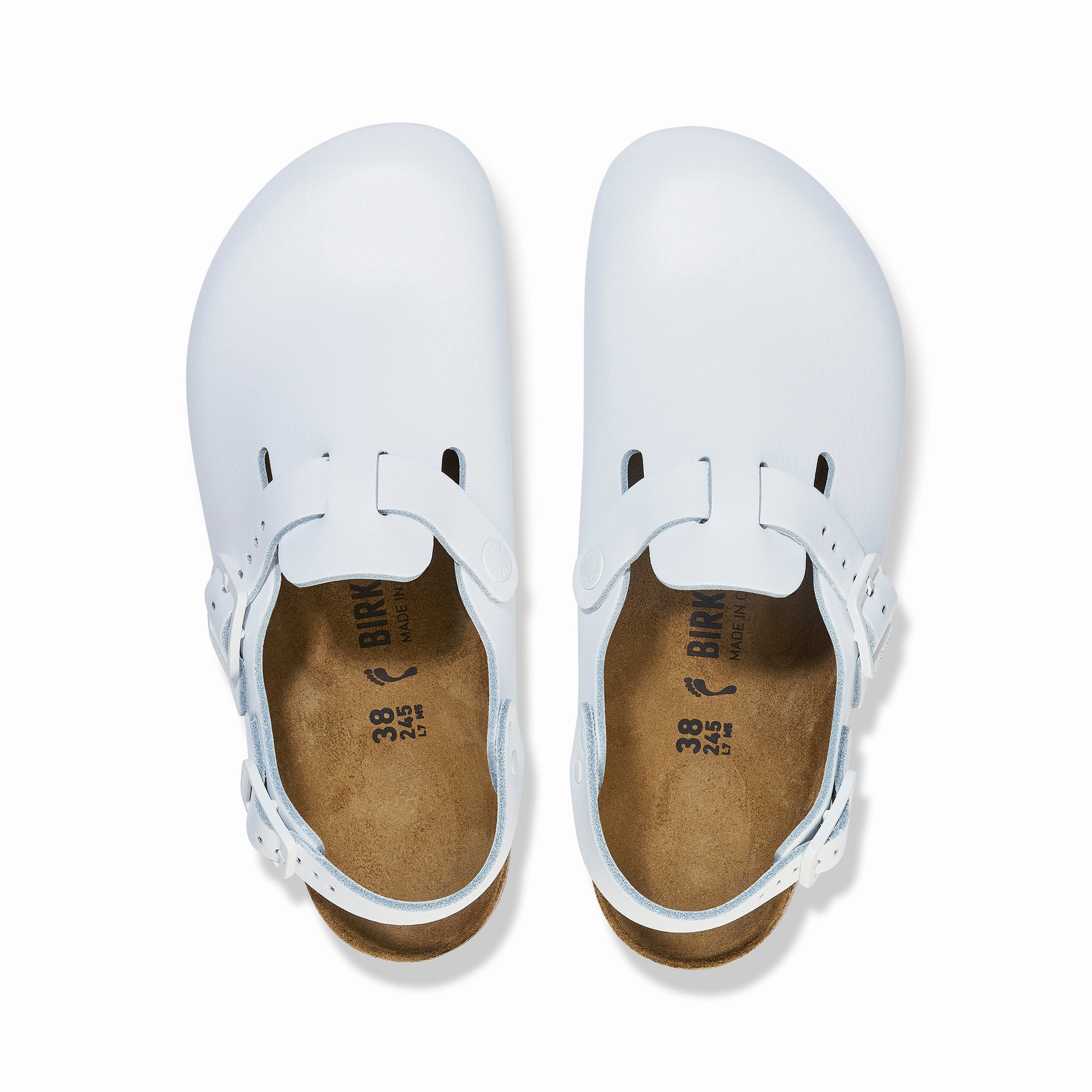 Comfortable Vacation Footwear Tokio Pro White PU Coated Natural Leather