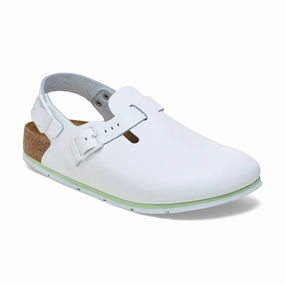 Tokio Pro White PU Coated Natural Leather Stay Breezy hook and loop closure