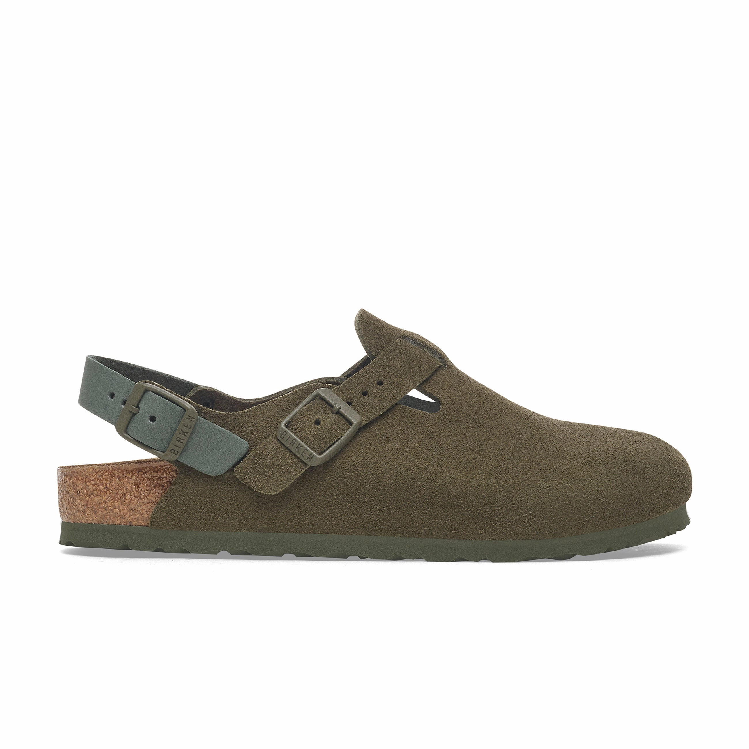 Casual Footwear for Travel Fresh Design Tokio Thyme Suede Leather