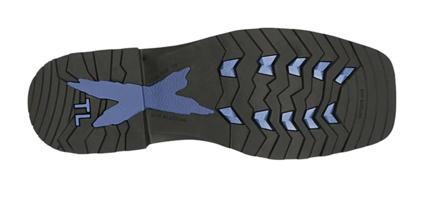 Hard Wear Tony Lama Men's Hickory Waterproof Anchor Square Toe Western Work Boots TW3416