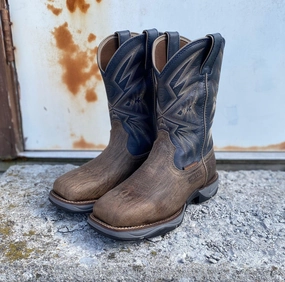 Air Flow Flexible Movement Tony Lama Men's Bartlett Steel Toe Waterproof Work Boots RR3361