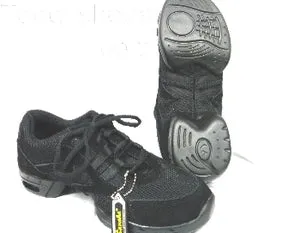 Motion -- Split Sole Dancesneaker -- Black Rubber Outsole Ergonomic Cold Weather