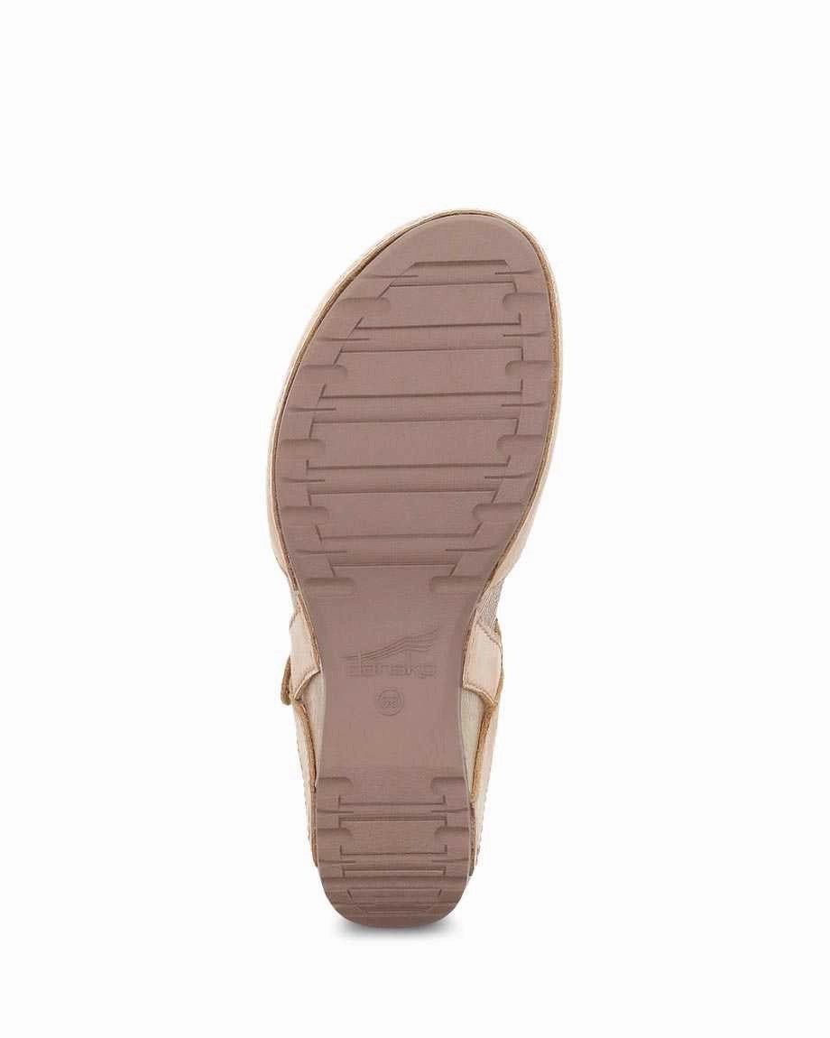 Tiffani | Milled Burnished | Tan Royal Mood Cushioned Footbed