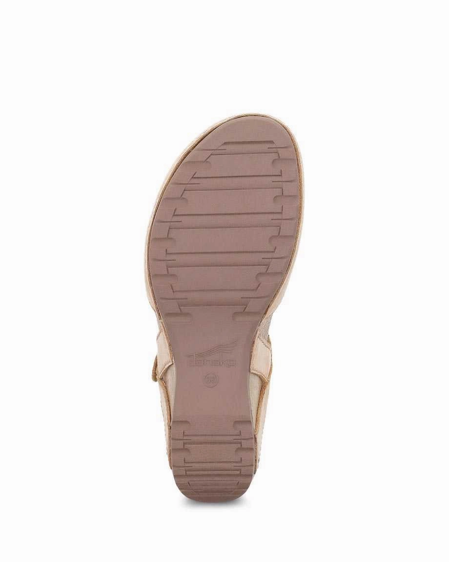 Tiffani | Milled Burnished | Tan Royal Mood Cushioned Footbed