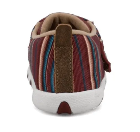 Twisted X Infant & Toddler Hooey Maroon Serape Driving  Baby Shoes IHYC005 Casual Comfort Rodeo Event