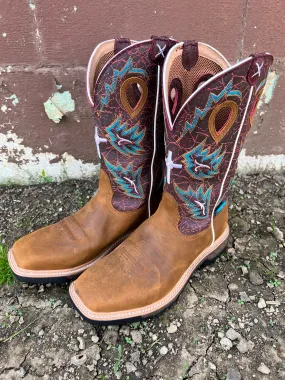 Minimal Profile Twisted X Men's 12 Waterproof Cell Stretch Western Cowboy Work Boots MXBW005