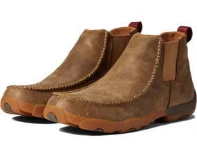 Night Glow Twisted X Men's 4" Chelsea Bomber Leather Driving Moc MDMG002