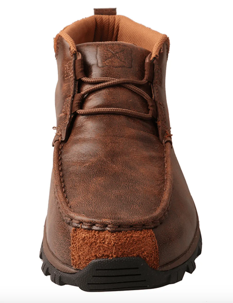 All Season Use Zen Style Twisted X Men's Brown Leather Waterproof Lace-up Hiker Shoe MHKW002