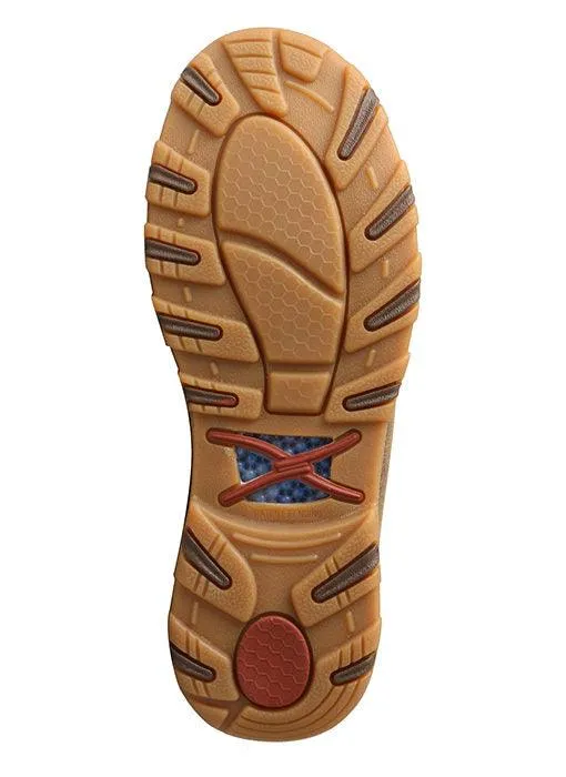 Twisted X Women's Bomber Brown Chukka CellStretch Driving Moc WXC0001 Indoor Daily