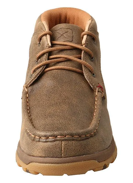 Lake Step Twisted X Women's Bomber Brown Chukka CellStretch Driving Moc WXC0001