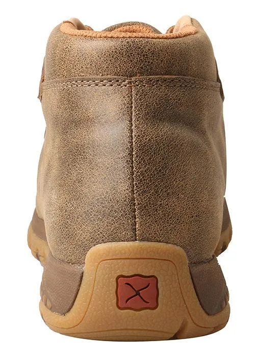 Twisted X Women's Bomber Brown Chukka CellStretch Driving Moc WXC0001 Future Walk Reinforced