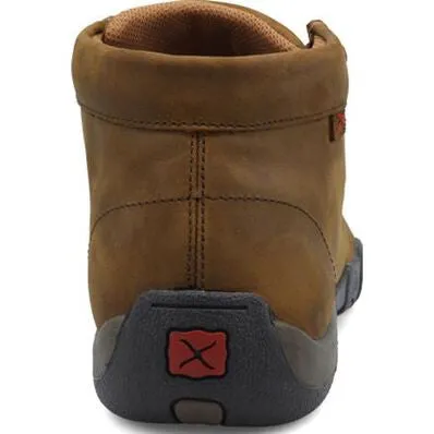 Twisted X Women's Distressed Saddle Leather Steel Toe Work Shoe WDMST01 Thermal Proof Footwear