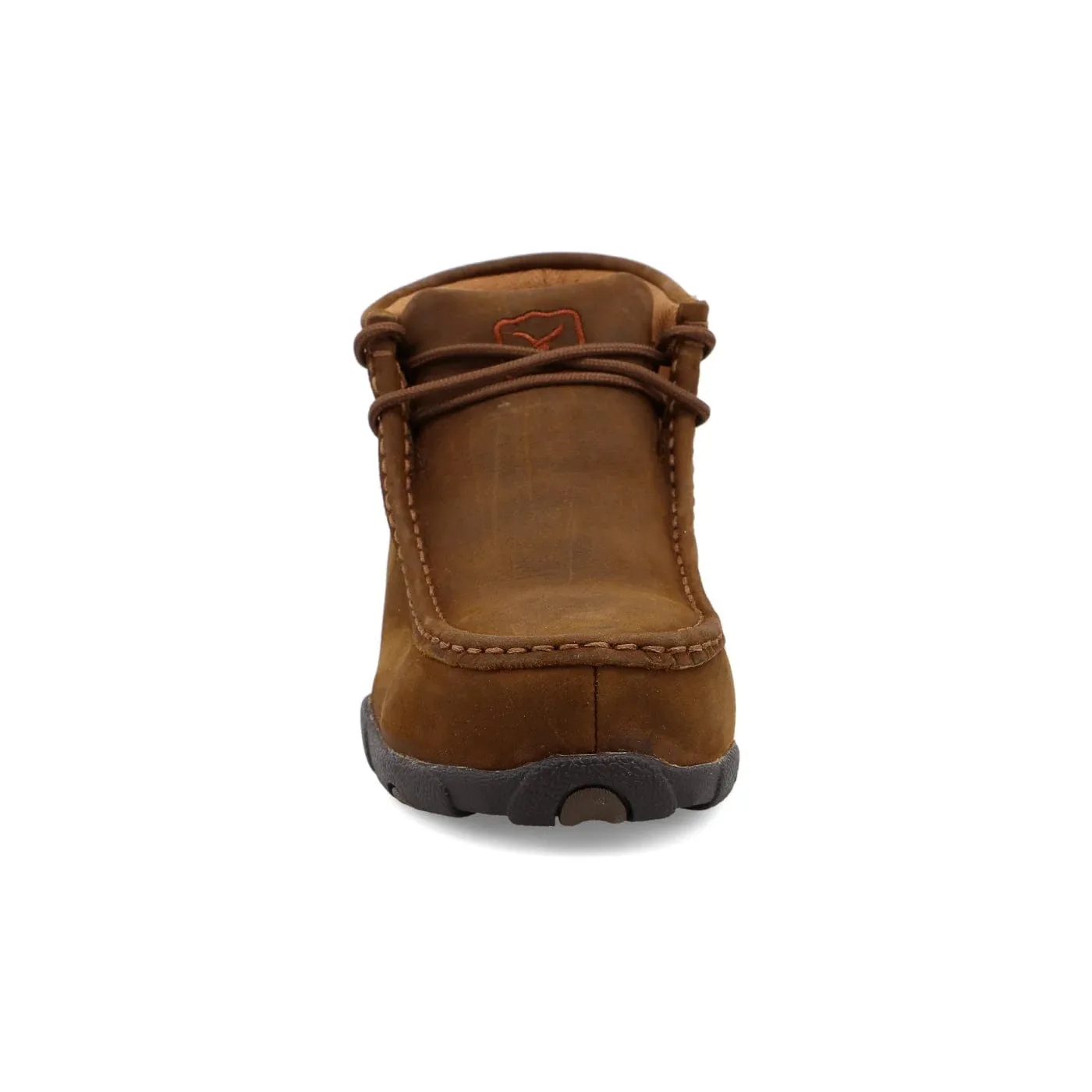 Twisted X Women's Distressed Saddle Leather Steel Toe Work Shoe WDMST01 well made Storm-Proof Gear