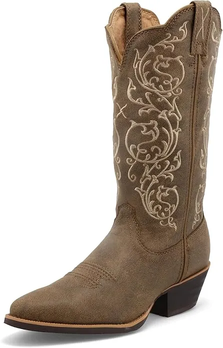 Twisted X Women's Western Fancy Stitched Bomber Leather Cowgirl Boots WWT0025 Multi Terrain