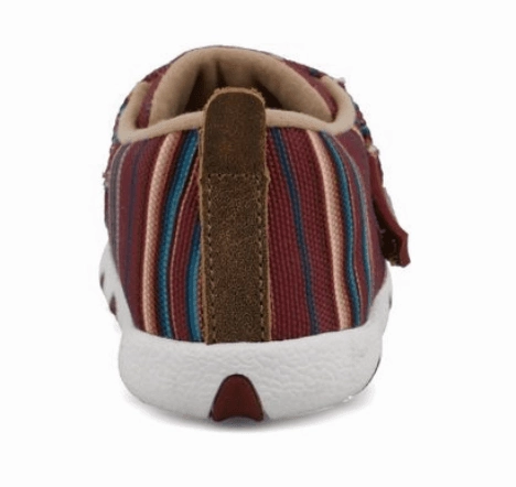 Twisted X Infant & Toddler Hooey Maroon Serape Driving  Baby Shoes IHYC005 Casual Comfort Rodeo Event