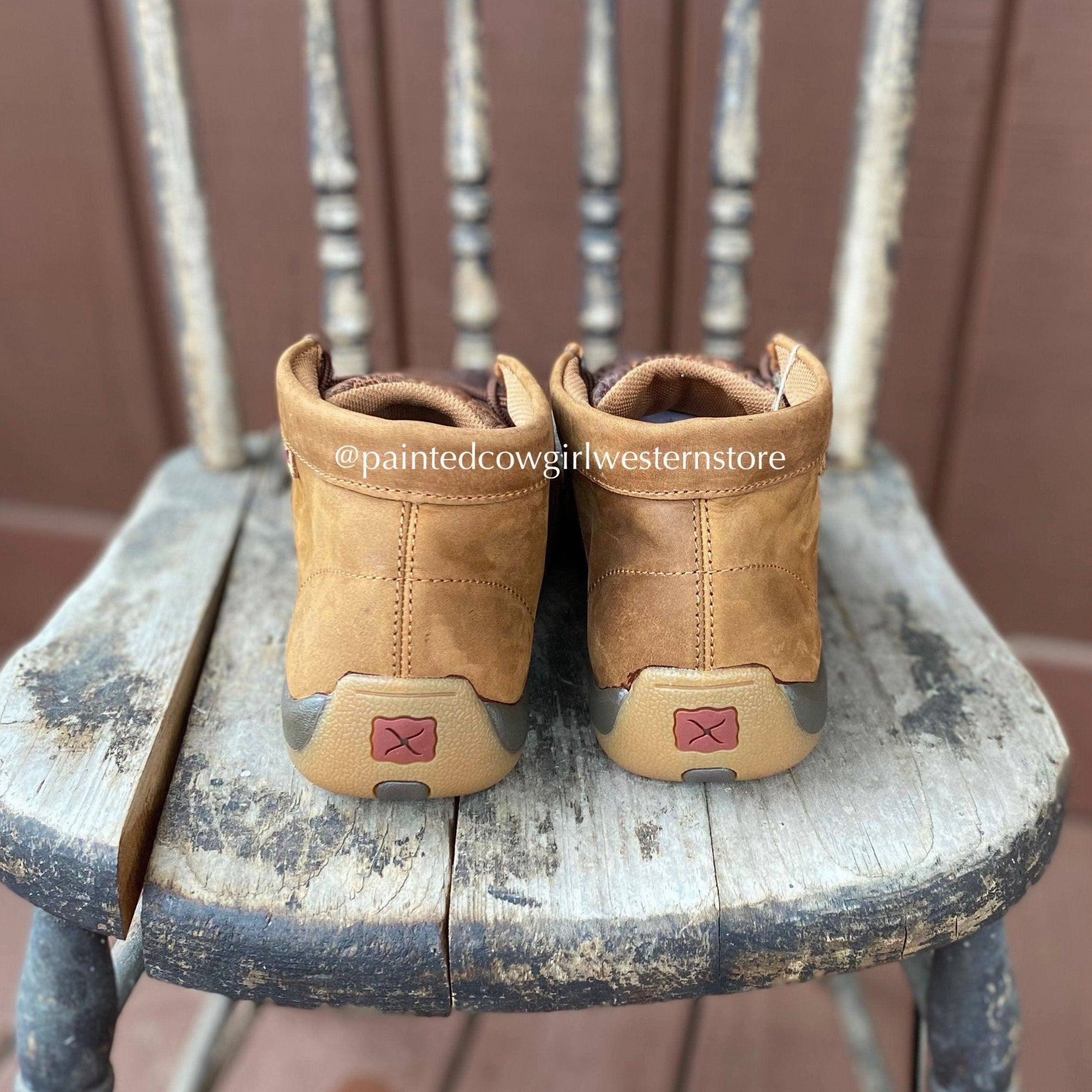 Twisted X Men's Chukka Driving Nano Safety Toe Work Moc Shoe MDMNT01 Premium Material