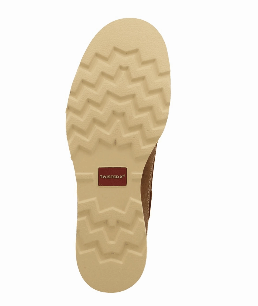 Twisted X Men's Distressed Saddle & Cognac Wedge Sole Lace Up Boots MCA0043 Group Hike