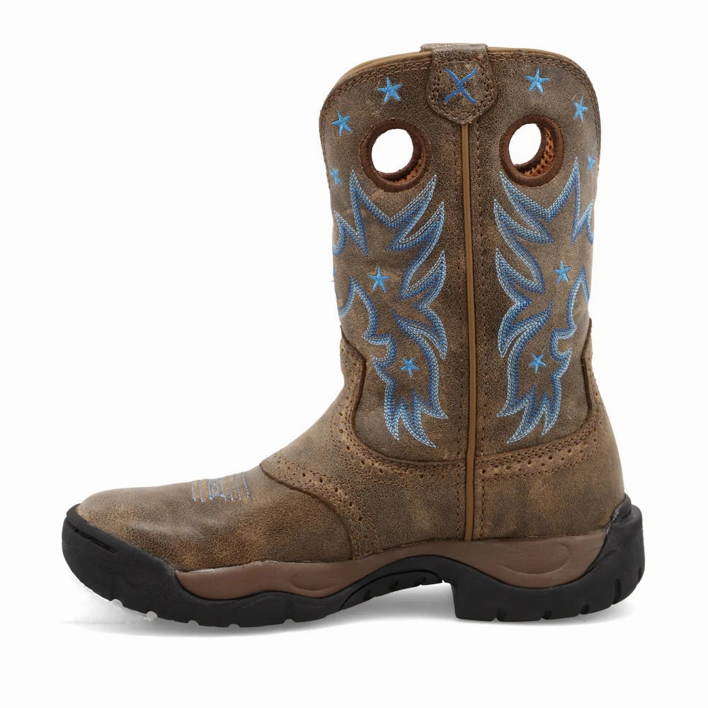 Twisted X Women's 9" Bomber Leather All Around Work Boots WAB0004 Comfortable fit