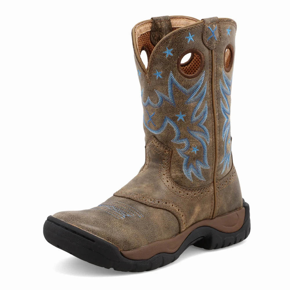 Long Lasting Footwear Twisted X Women's 9" Bomber Leather All Around Work Boots WAB0004