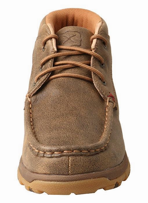 Twisted X Women's Bomber Brown Chukka CellStretch Driving Moc WXC0001 Step Free